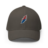 Red/Blue Bolt - Flex Fit Structured Twill Cap